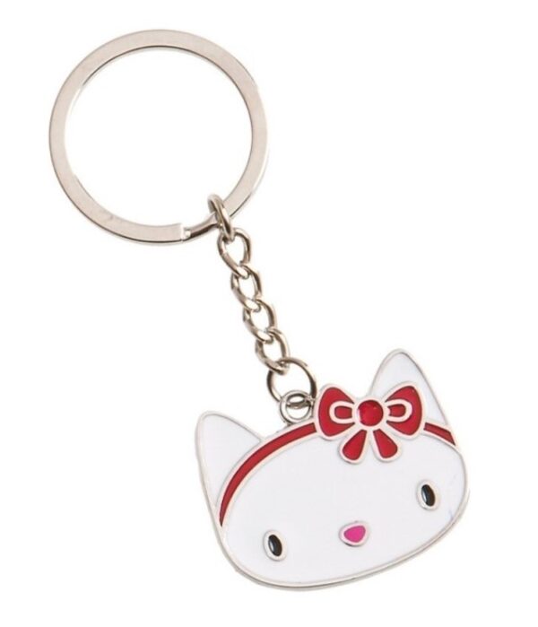 Μπομπονιερα Βαπτισης Μεταλλικο Μπρελόκ Hello Kitty