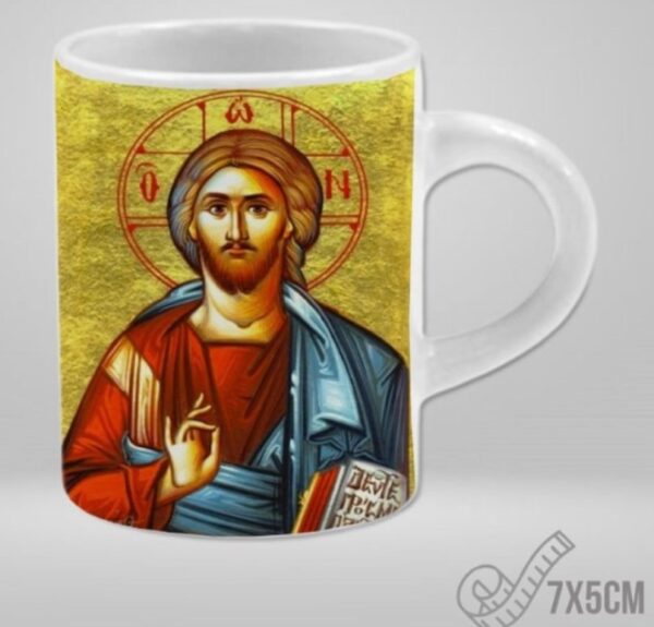 κούπα μπομπονιέρα μίνι με εικόνα εκκλησιαστικά