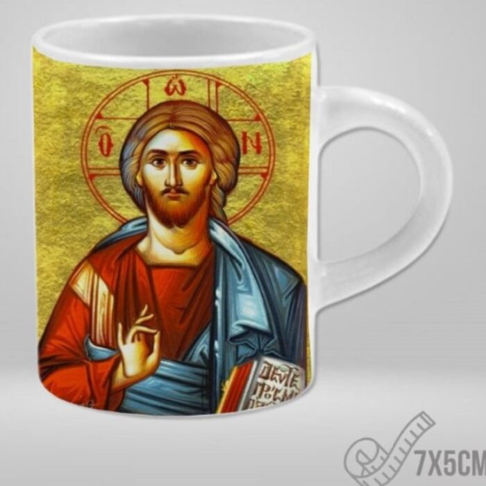 κούπα μπομπονιέρα μίνι με εικόνα εκκλησιαστικά