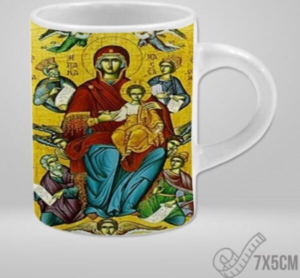 κούπα μπομπονιέρα μίνι με εικόνα εκκλησιαστικά