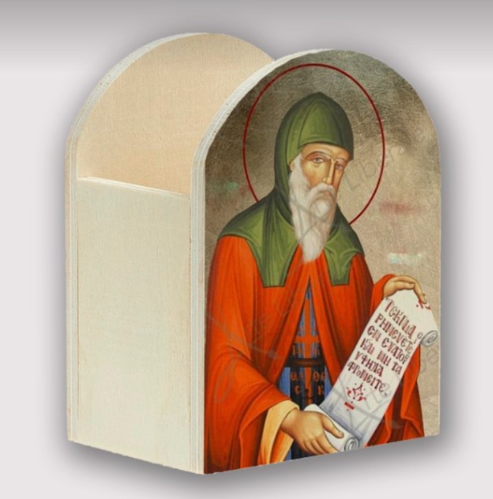 μολυβοθήκη ξύλινη Μπομπονιέρα Βάπτισης Οικονομική