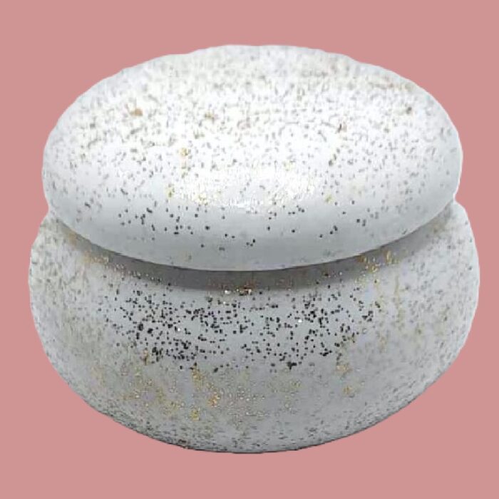 macaron μπιζουτιέρα κεραμική μπομπονιέρα