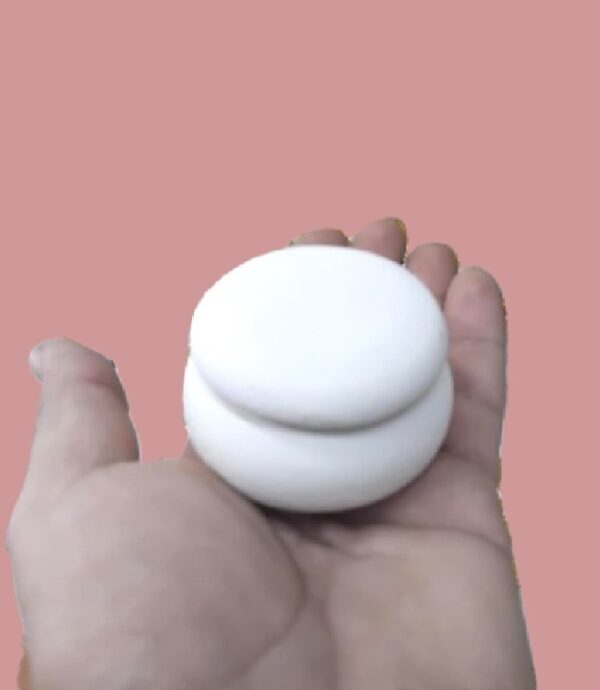macaron μπιζουτιέρα κεραμική μπομπονιέρα