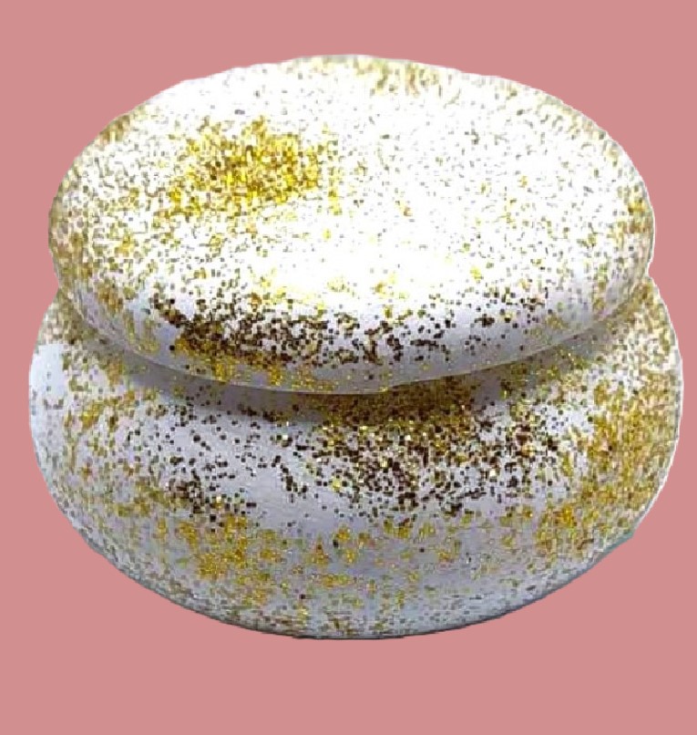 macaron μπιζουτιέρα κεραμική μπομπονιέρα