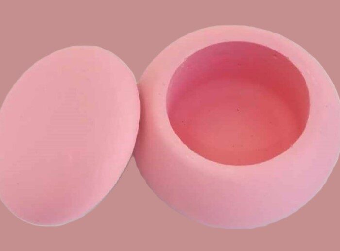 macaron μπιζουτιέρα κεραμική μπομπονιέρα