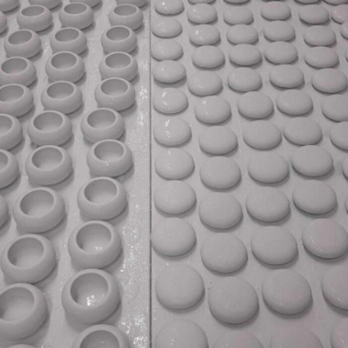 macaron μπιζουτιέρα κεραμική μπομπονιέρα