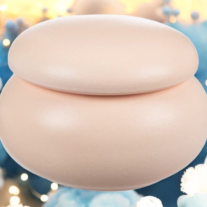 macaron μπιζουτιέρα κεραμική μπομπονιέρα